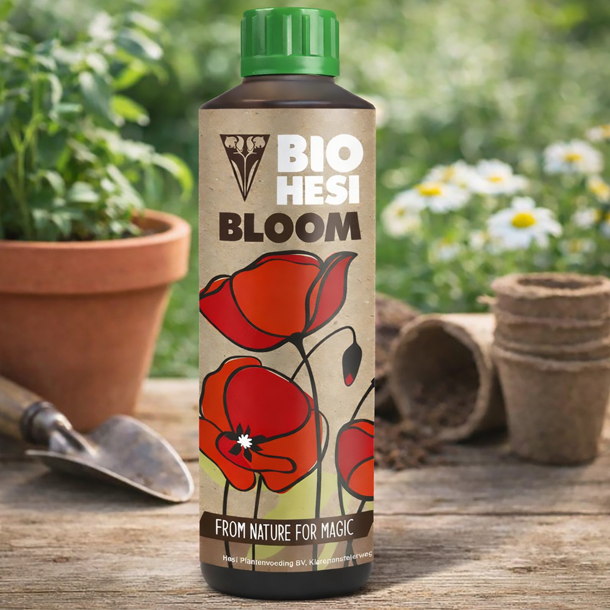 HESI Pflanzendünger 0,5 Liter HESI Bio Bloom + 0,5 Liter HESI Bio Grow, Vorteilspack, Üppige Blüten und kräftiges Wachstum