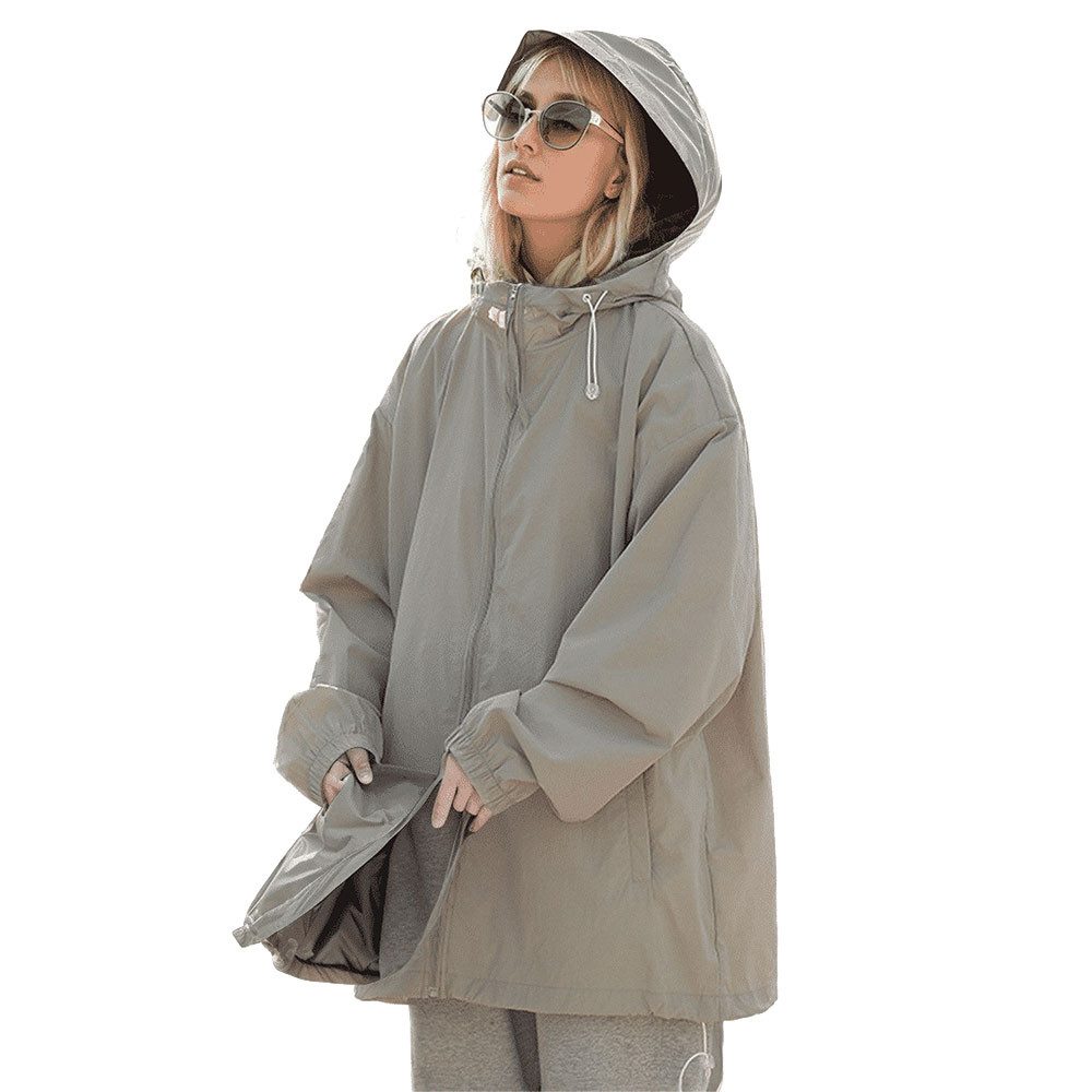 RWEUOQ Sommerjacke Sommerjacke Sonnenschutzjacke mit UPF50+ günstig online kaufen