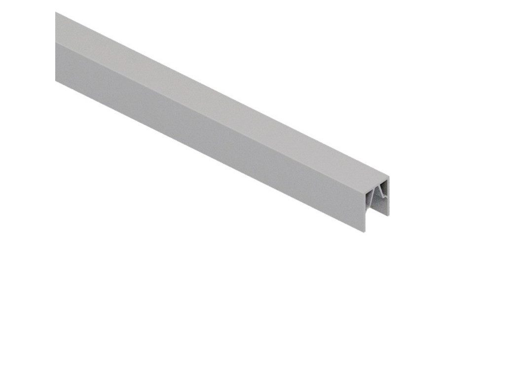 TraumGarten Abschlussleiste Endprofil SYSTEM Abschluss oben silber, Aluminium