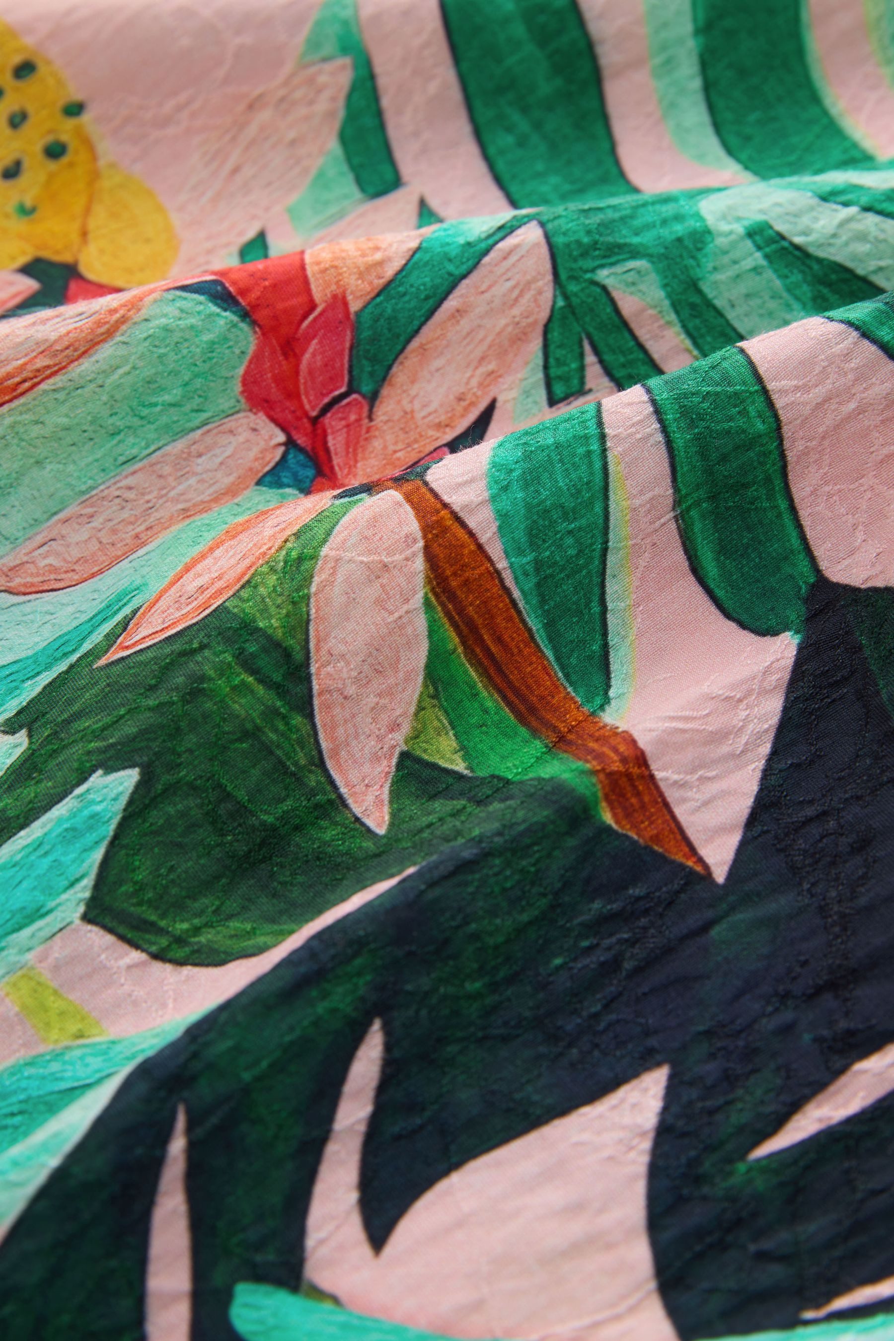 Next Sommerkleid Sommerliches Midi-Schlupfkleid, Kurzgröße (1-tlg) – Bild 3 von 5