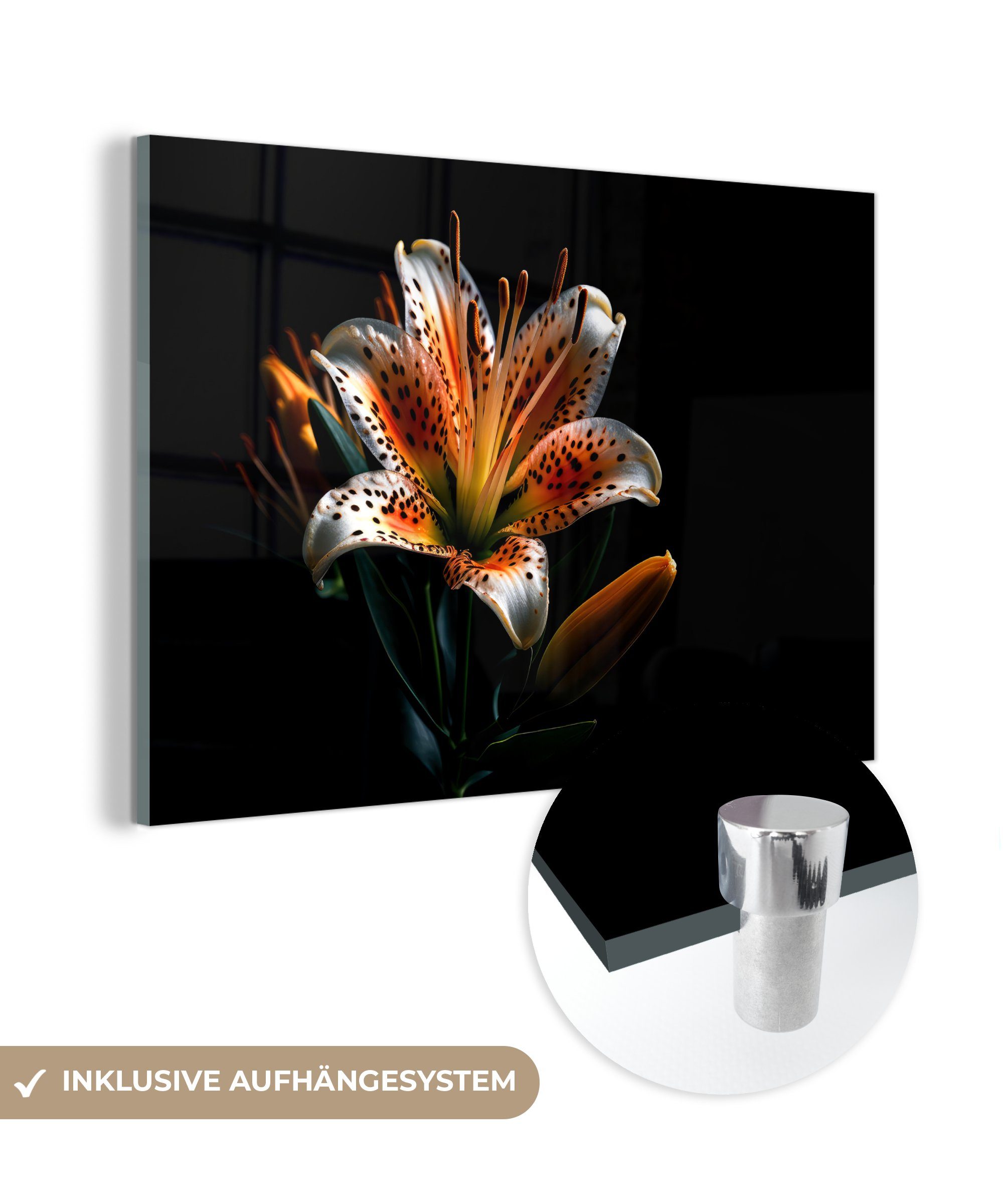 MuchoWow Acrylglasbild Blumen - Lilie - günstig online kaufen