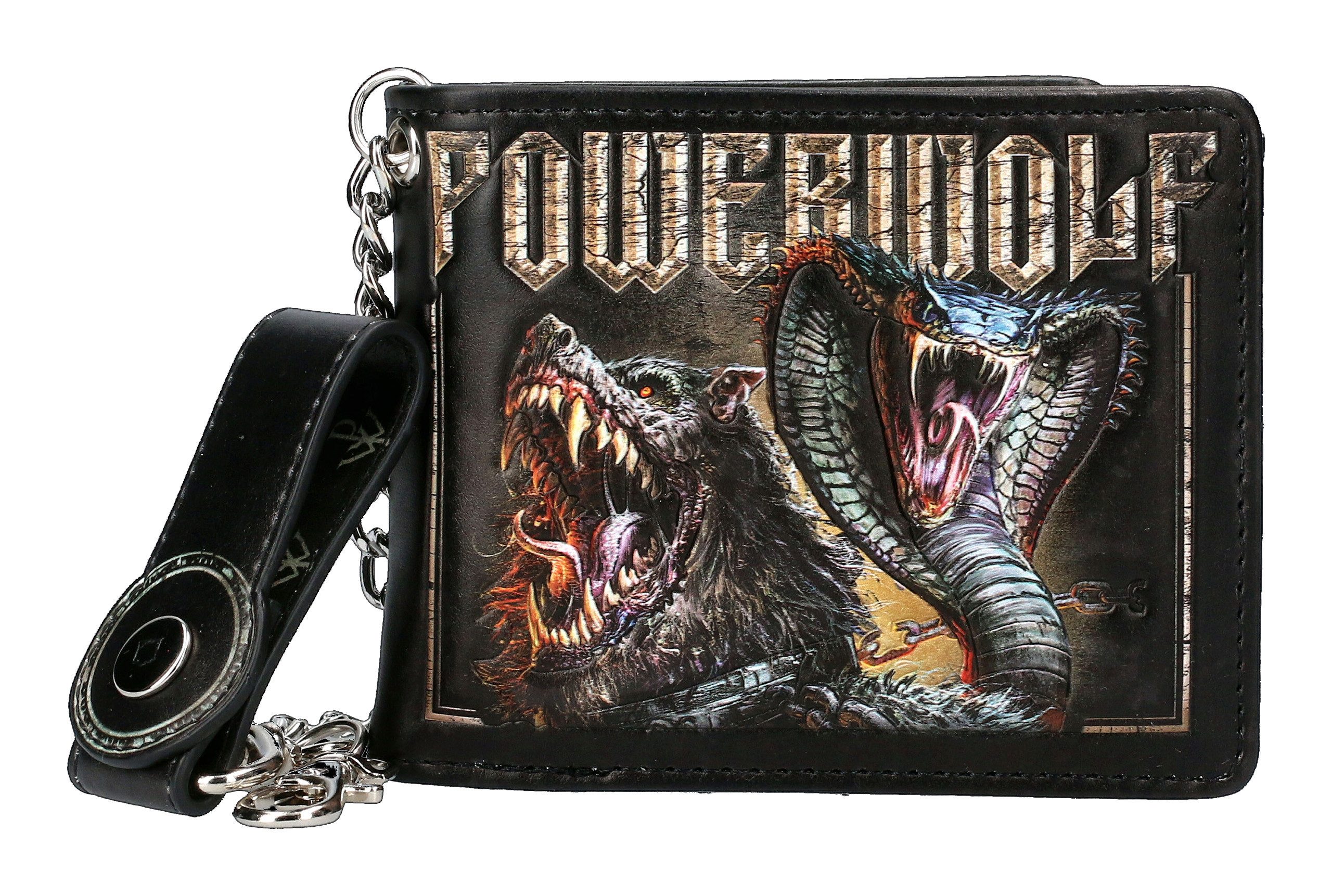 Figuren Shop GmbH Geldbörse Geldbeutel Powerwolf - Kiss of the Cobra King - Geldbörse Merchandise