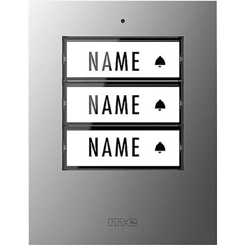 m-e Türklingel m-e modern-electronics 41306 Funkklingel Sender beleuchtet, mit Namens