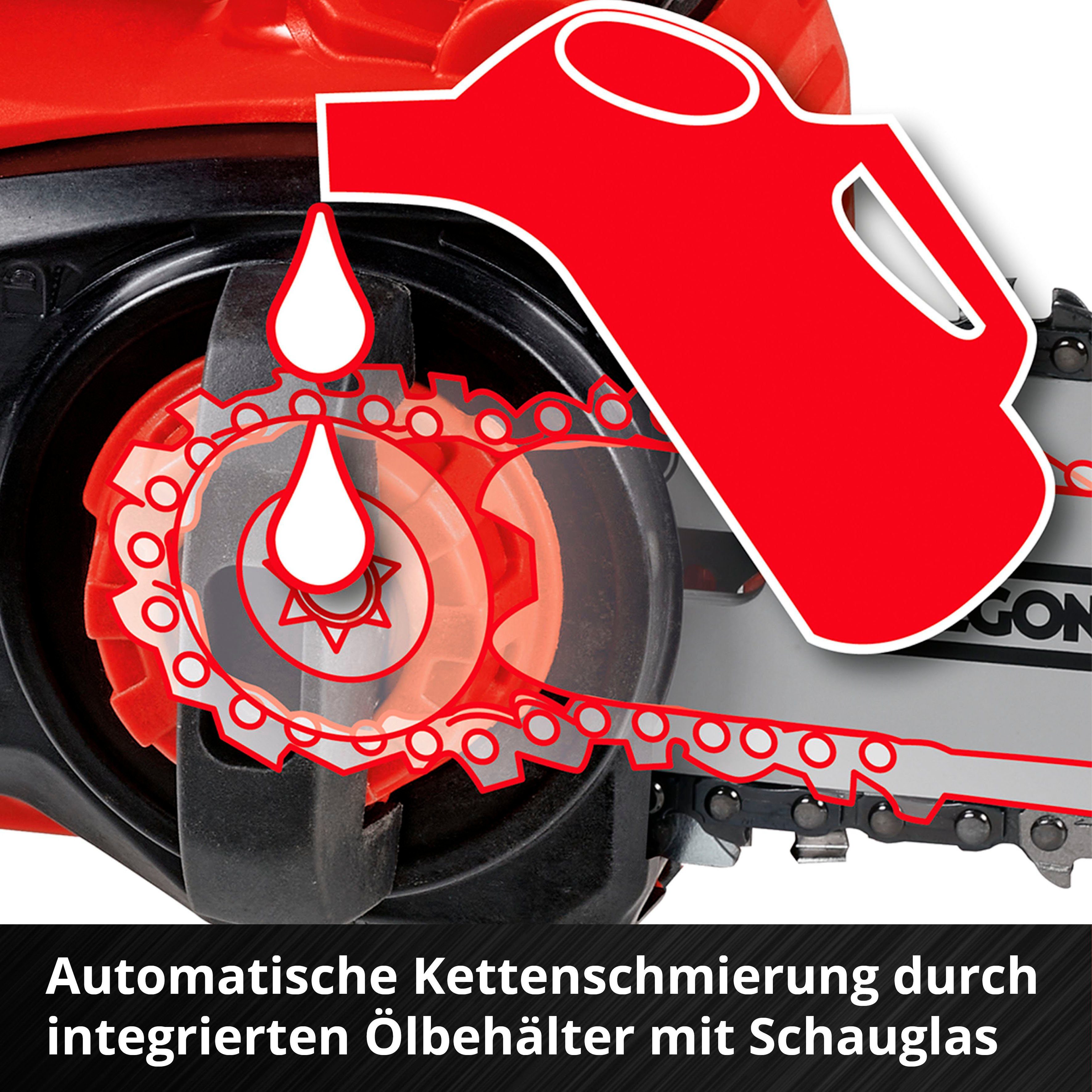 Einhell Akku-Kettensäge FORTEXXA 18/20 TH, 20 cm Schwertlänge, ohne Akku und Ladegerät – Bild 5 von 5