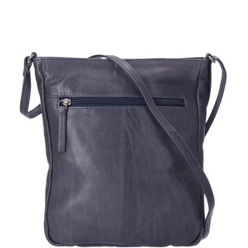 The Skandinavian Brand Umhängetasche The Skandinavian Brand Lady Bag Washed Nappa jeans blau (1-tlg)