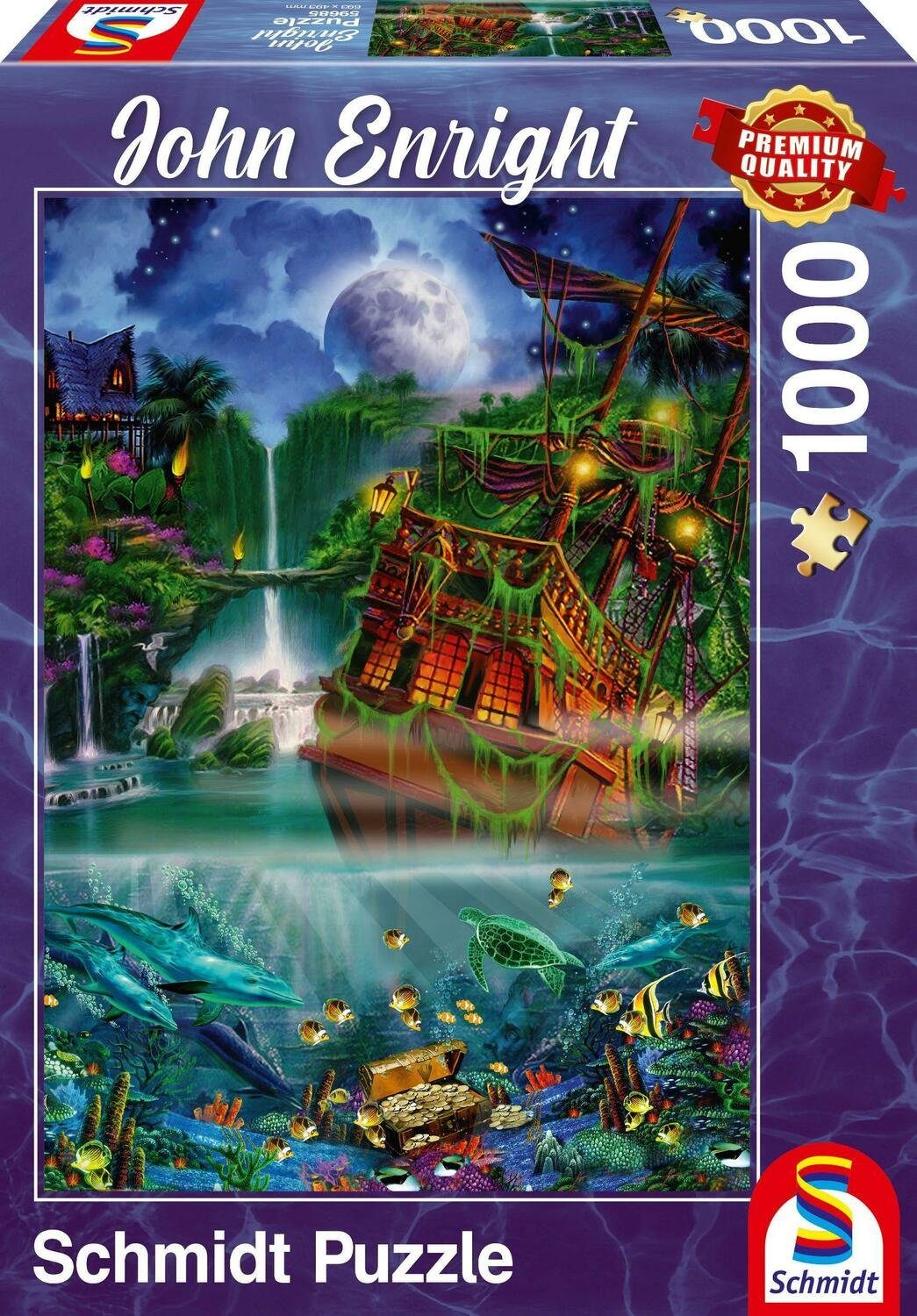 Spiele Puzzle Versunkener Teile, 1.000 Puzzle 1000 Schatz Puzzleteile Schmidt