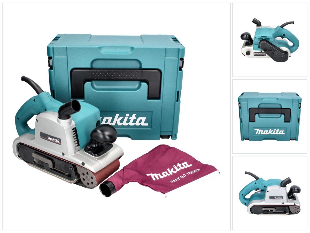 J 9403 x Makita mm 1200 Bandschleifer 610 W 100 Bandschleifer + Makpac