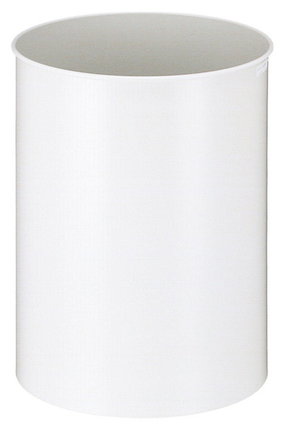 PROREGAL® Papierkorb Stillvoller runder Metall Papierkorb, 15L HxØ 30,5x25,5cm,  Grau