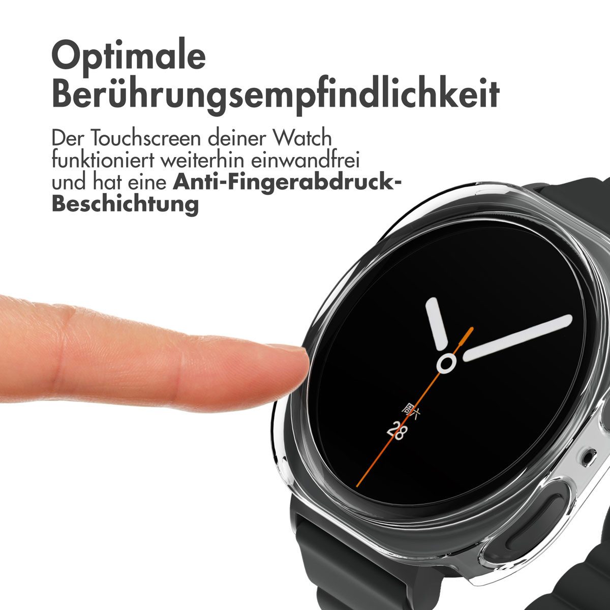 imoshion Displayschutzfolie imoshion Bumper Hard Case Samsung Galaxy Watch 9 / Watch 8 (40 mm) - T, 1 Stück – Bild 2 von 5