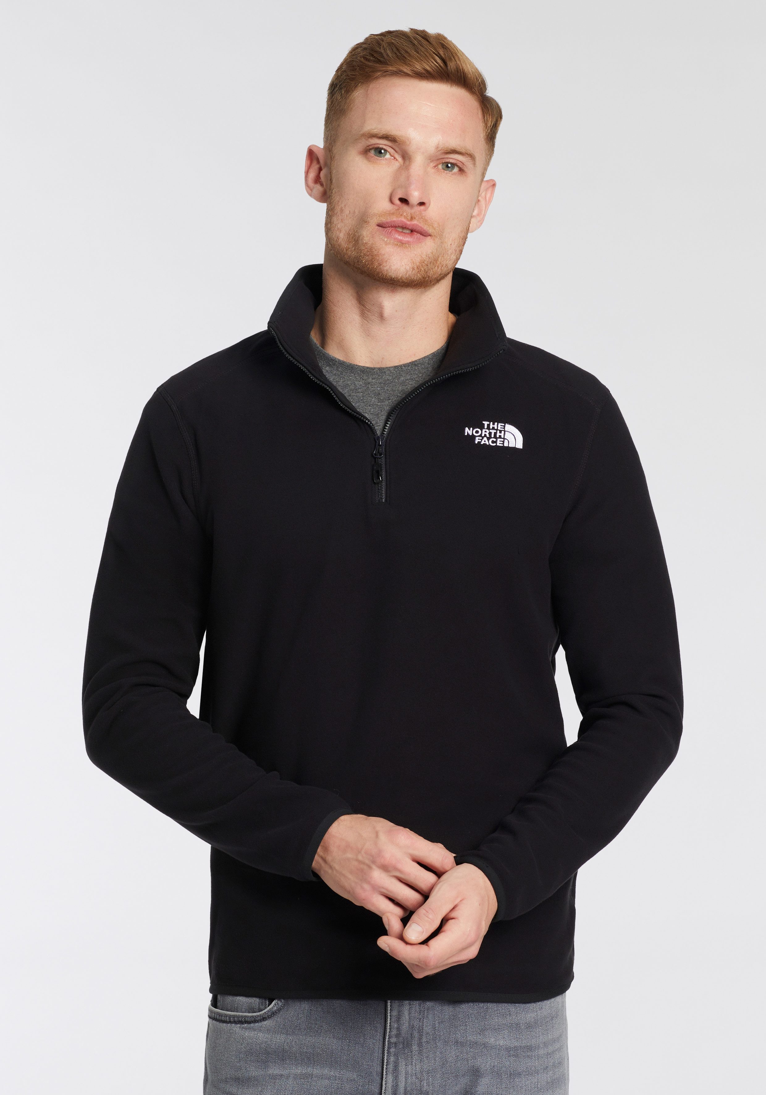 Fleecepullover M 100 GLACIER 1/4 ZIP - EU