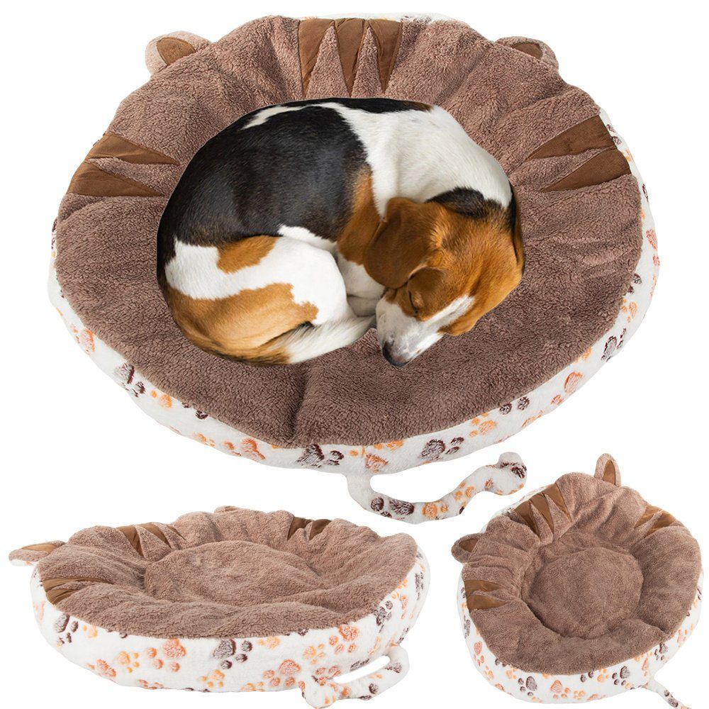 Tierbett Hundebett Hundekissen Hundekorb Haustierbett Kuschelbett 90x60cm