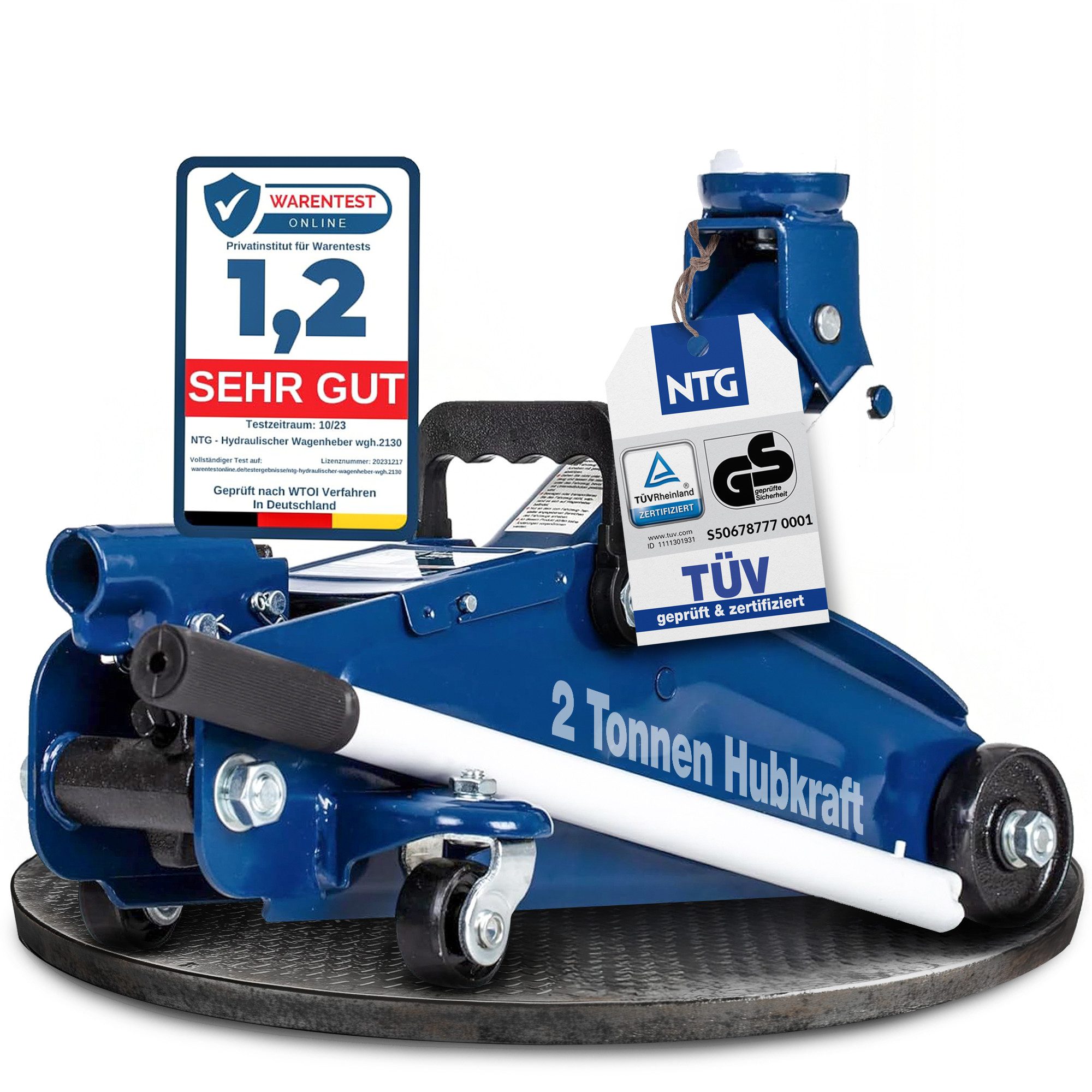 NTG Nutzfahrzeug Technik GmbH Домкрат Hydraulisch 2to 2000kg 130-330 mm KFZ PKW Werkstatt Rangierwagenheber
