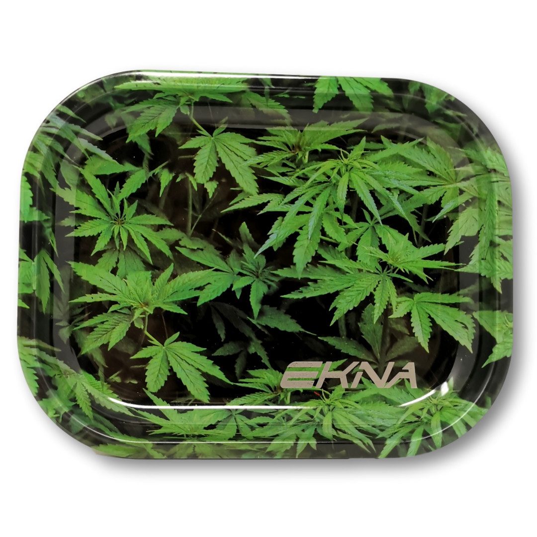EKNA Tablett Rolling Tray - Drehunterlage - Bau Tablett - Bröselschale, Metall, (1-tlg), Randhöhe 1,6cm!