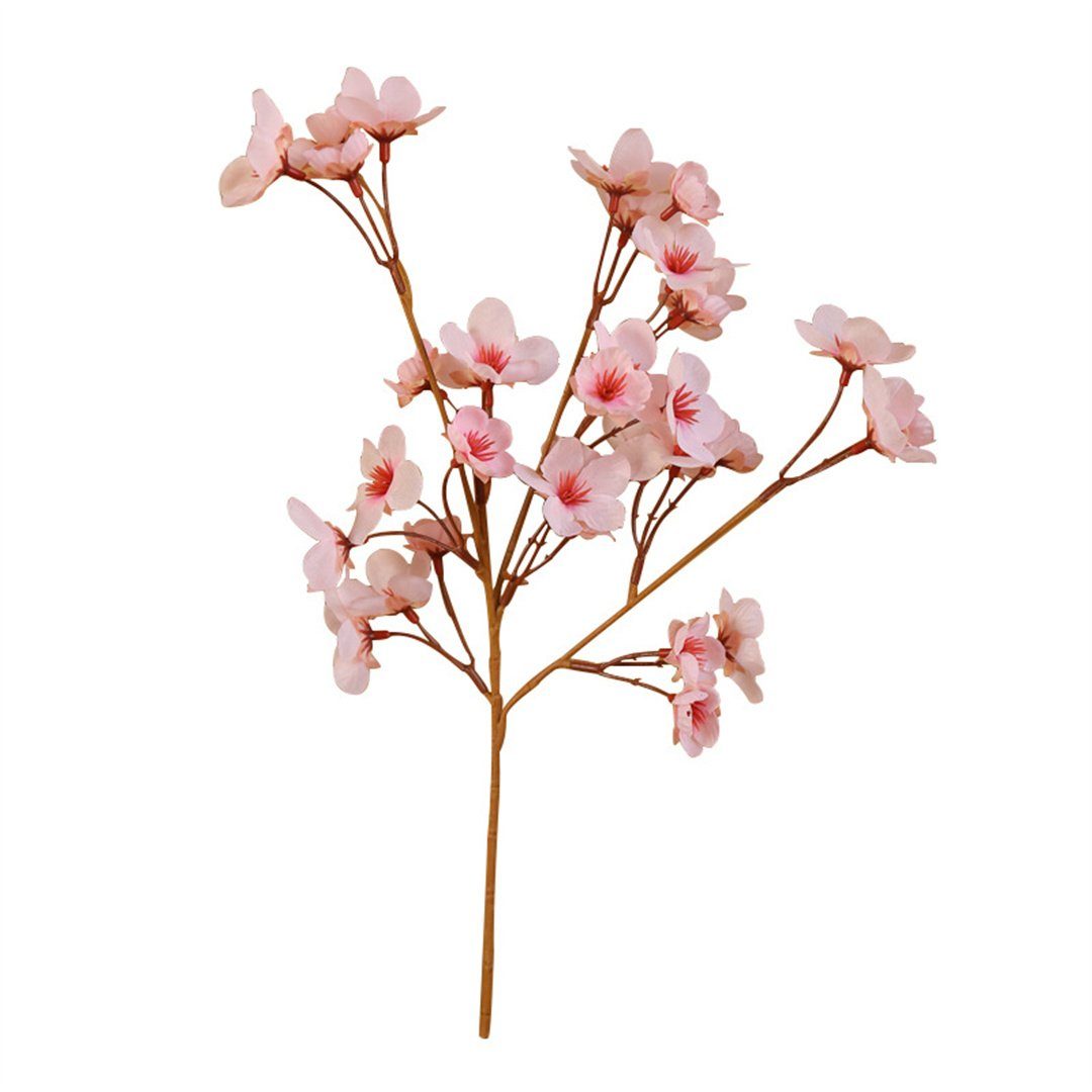 Kunstblumenstrauß Simulierter Pfirsichblütenzweig und Wachspflaumenblütenzweig, L.Ru UG, Künstliche Blumen für die Heimdekoration