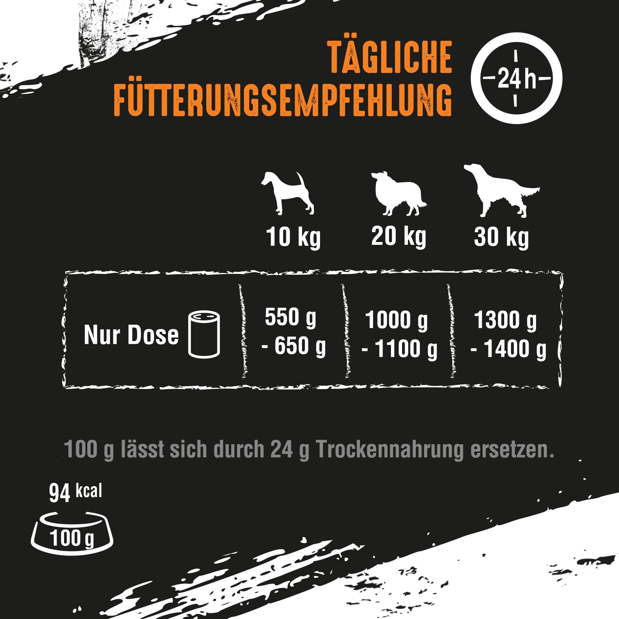 CRAVE CRAVE™ Hund Dose mit Huhn und Truthahn 6 x 400g, Nassfutter für: Hunde