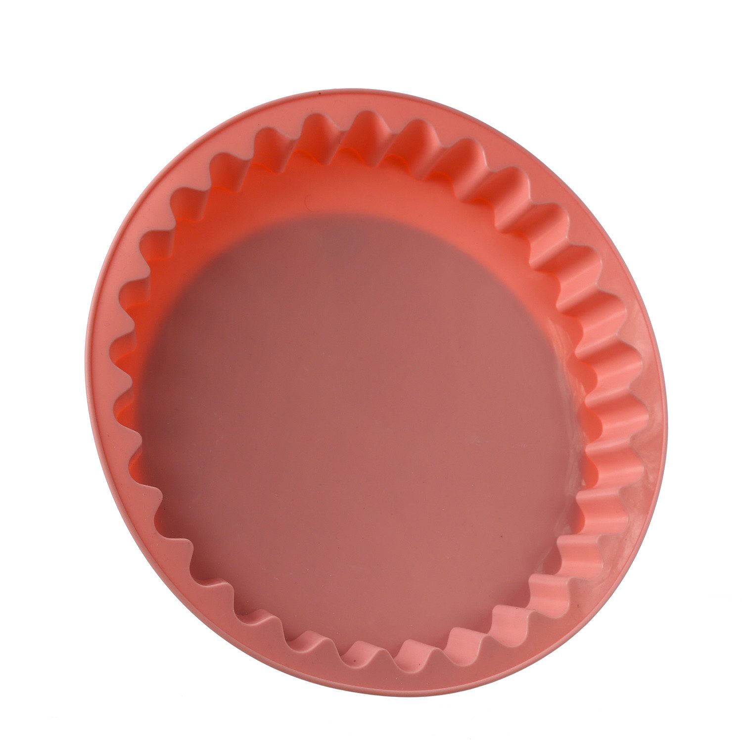 MARELIDA Obstkuchenform Backform Silikon rosa 26,5cm Kuchenform Tarteform Quicheform rund, (1-tlg)