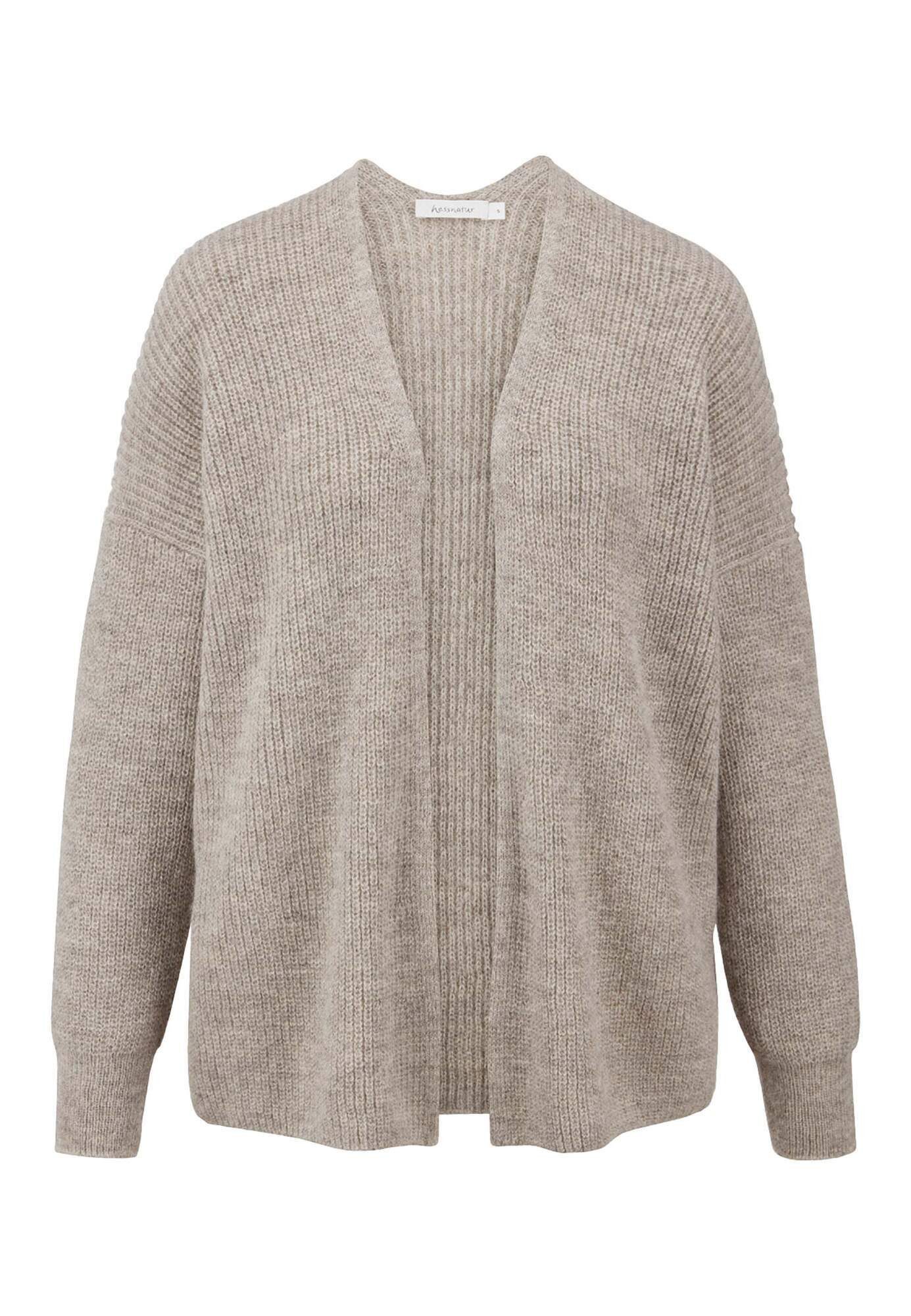 Hessnatur Strickjacke aus reinem Alpaka (1-tlg)