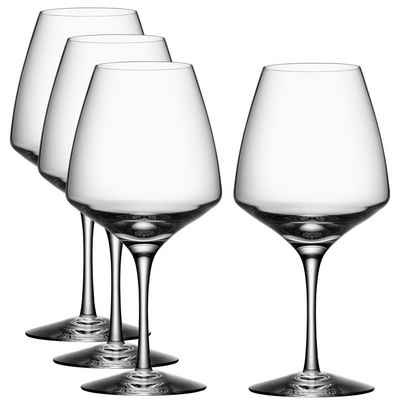 Orrefors Rotweinglas Orrefors Pulse Rotweinglas 46 cl 4 Stk. Höhe 19,2 cm; Ø 9,5 cm; Kristallglas