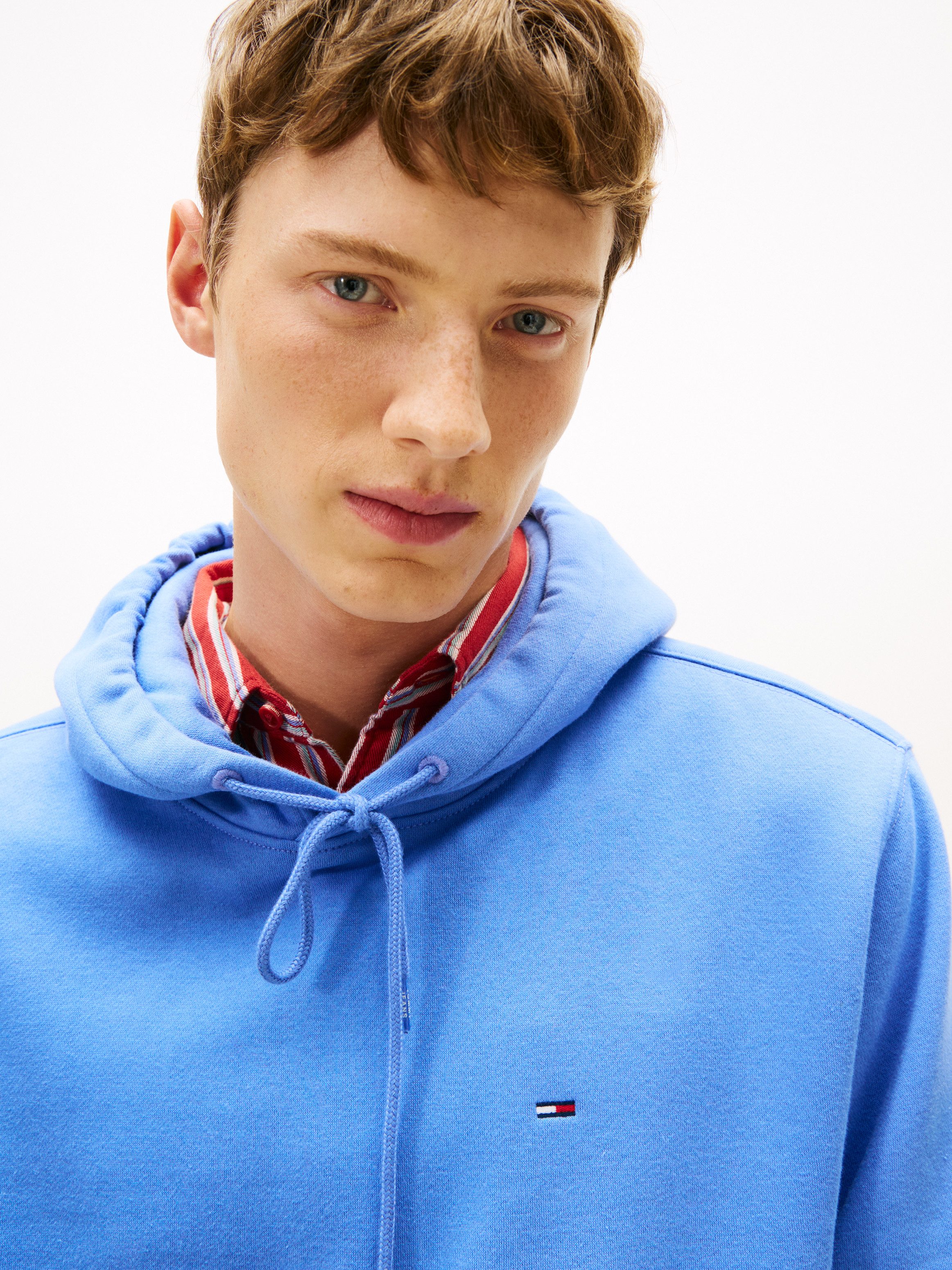 Tommy Jeans Sweatshirt TJM REG S FLAG HOODIE mit bestickten Markenlogo auf günstig online kaufen