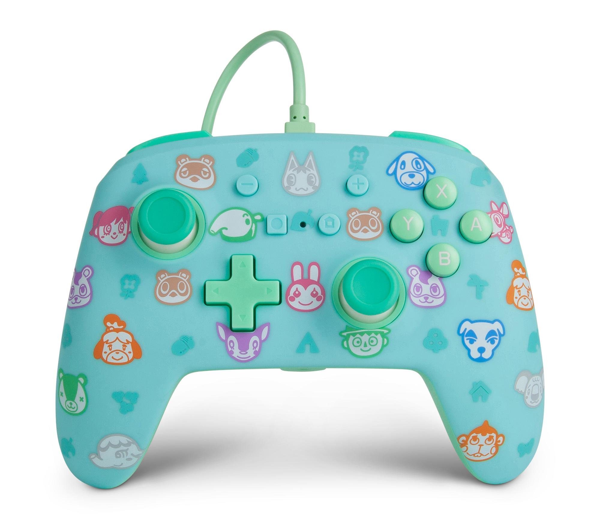 PowerA Nintendo Switch Controller - Animal Crossing Switch-Controller (Animal Crossing Design)