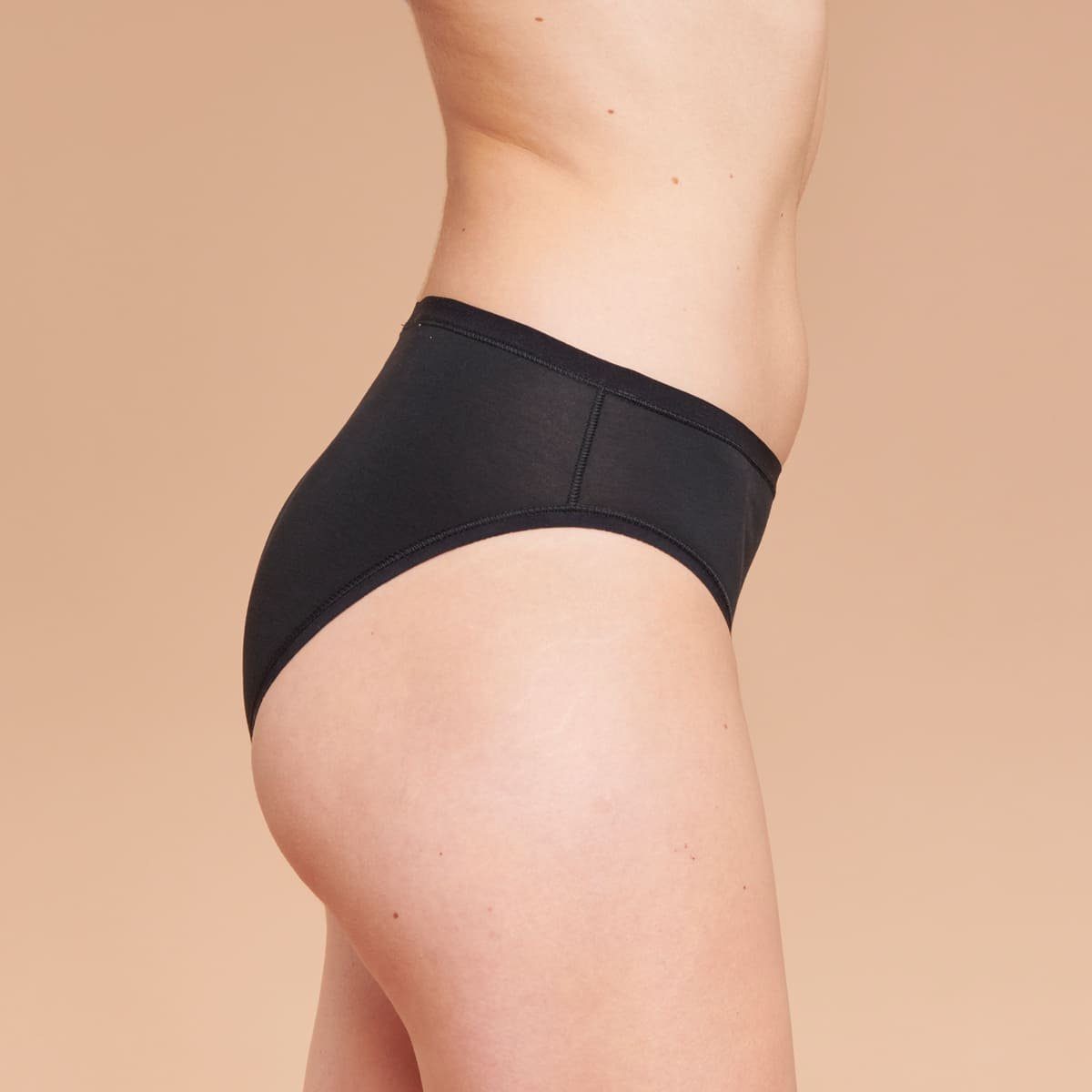 LouAnne Taillenslip 3-er Pack Hüftslip Biobaumwolle (3-St., 3er-Pack) bequemes Allltags-Basic aus seidenweicher Bio-Baumwolle