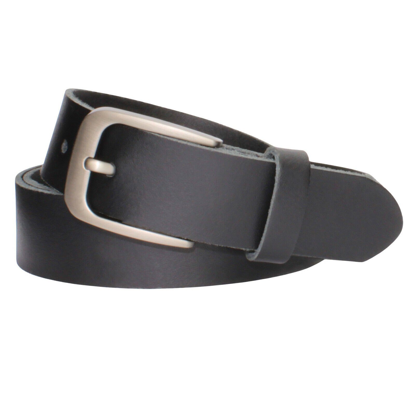 Manza Ledergürtel Gürtel Ledergürtel 3cm breit Echt Leder Jeansgürtel Unisex Kürzbar