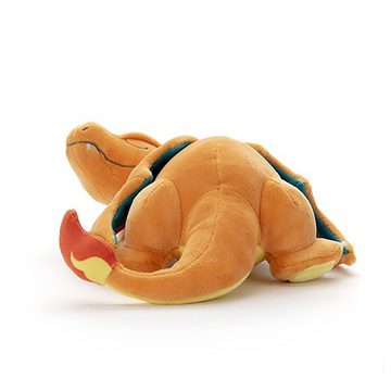 Pokémon Center Kuscheltier Schlafender Glurak Plüschtier Sleeping Charizard Plushie Takara Tomy