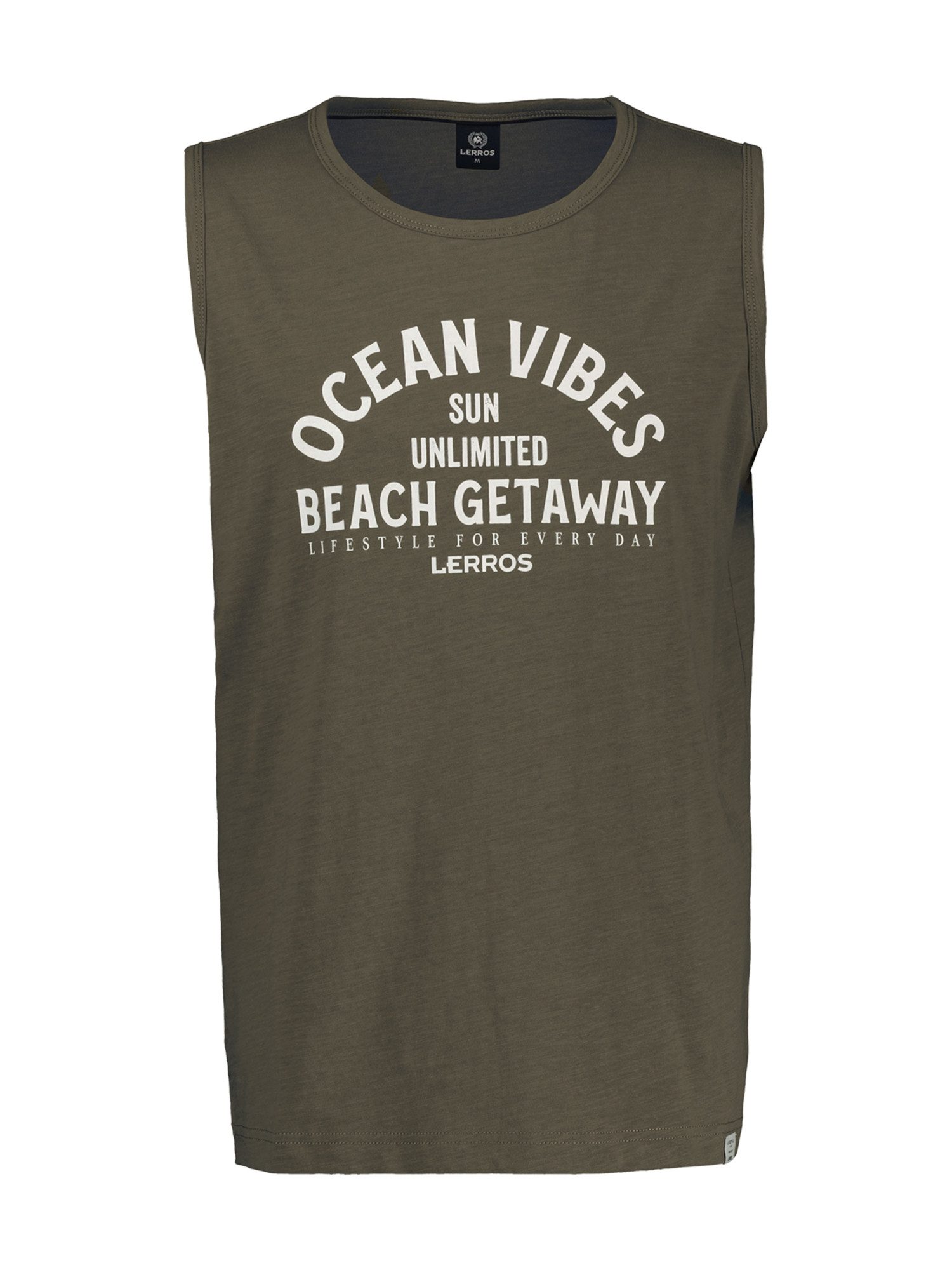 Muskelshirt Herren Tanktop mit Brustprint