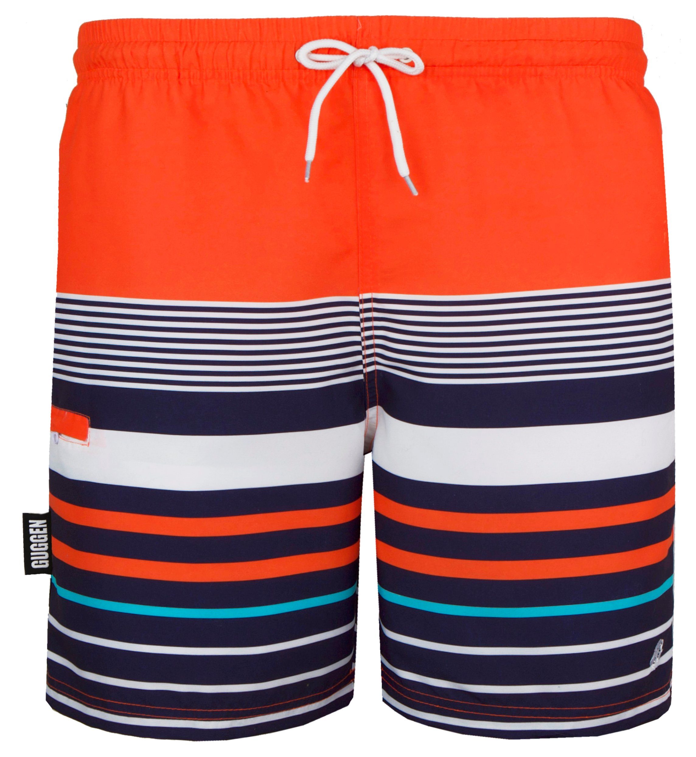 GUGGEN Mountain Badehose Schnelltrocknende Badeshorts 595 mit Kordelzug Bea günstig online kaufen