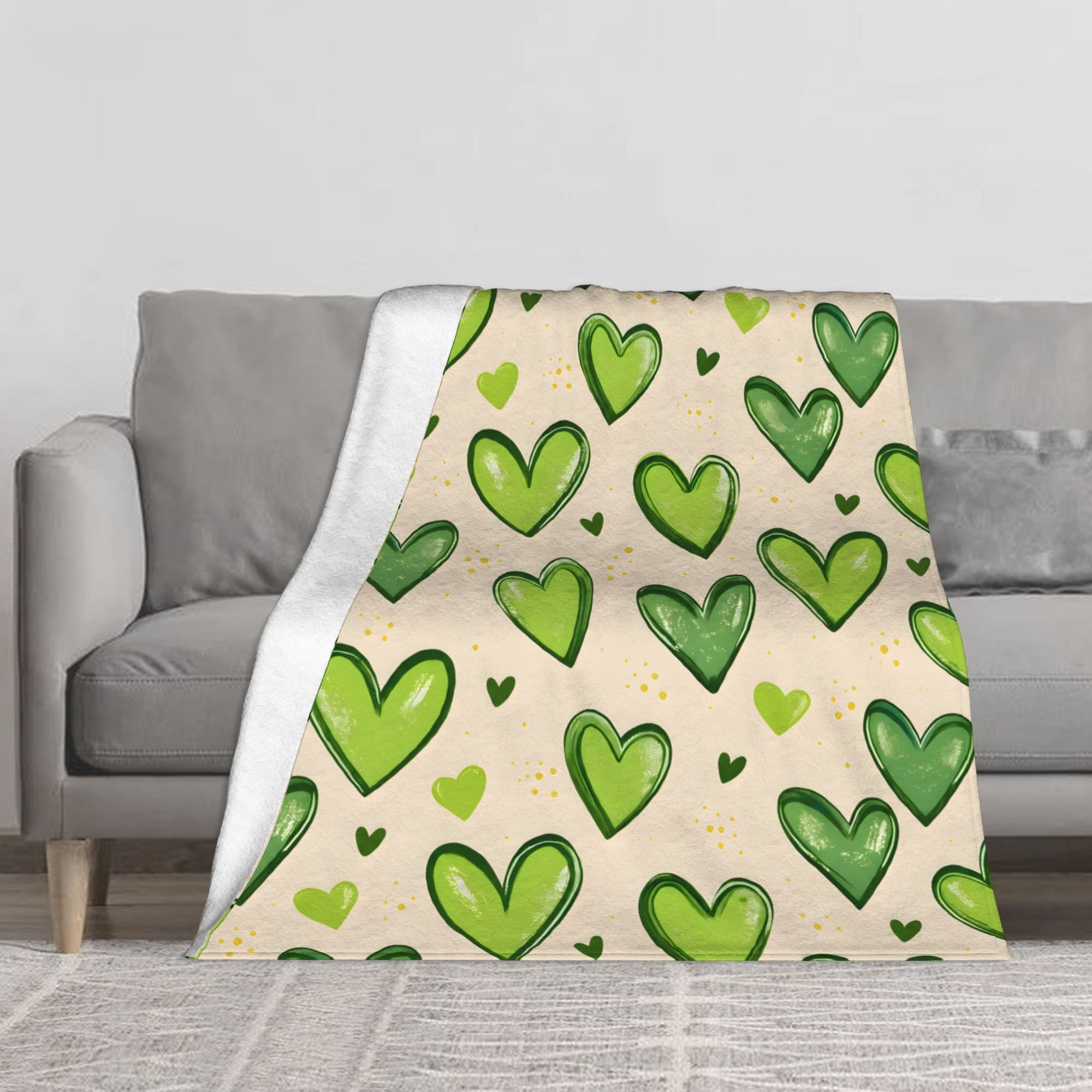 Kniedecke Kuscheldecke Flanell flauschig – Motivdecke für Sofa & Bett, LAPAPRO, warm & gemütlich