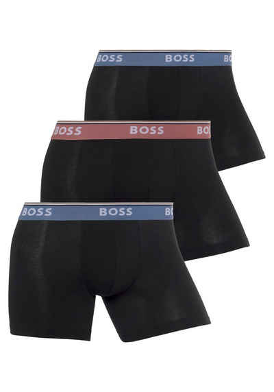 BOSS Boxer (Packung, 3er-Pack) mit angenehm weichem Webbund