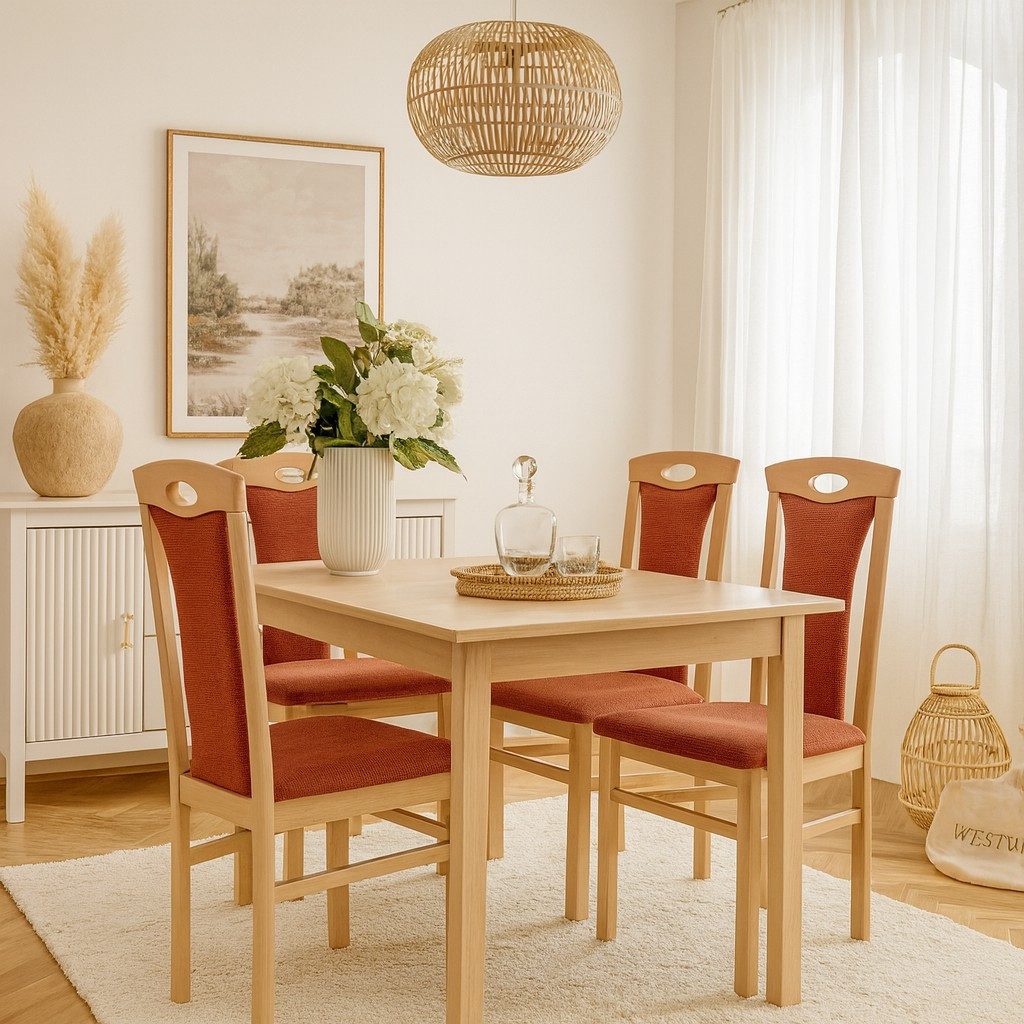 moebel-direkt-online Esszimmerstuhl 1 Massivholzstuhl, montiert, Gestell au günstig online kaufen