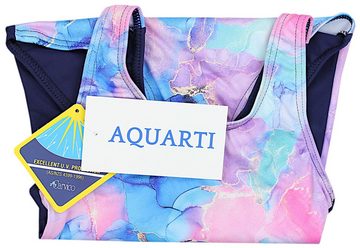 Aquarti Badeanzug Aquarti Mädchen Badeanzug mit Ringerrücken Print
