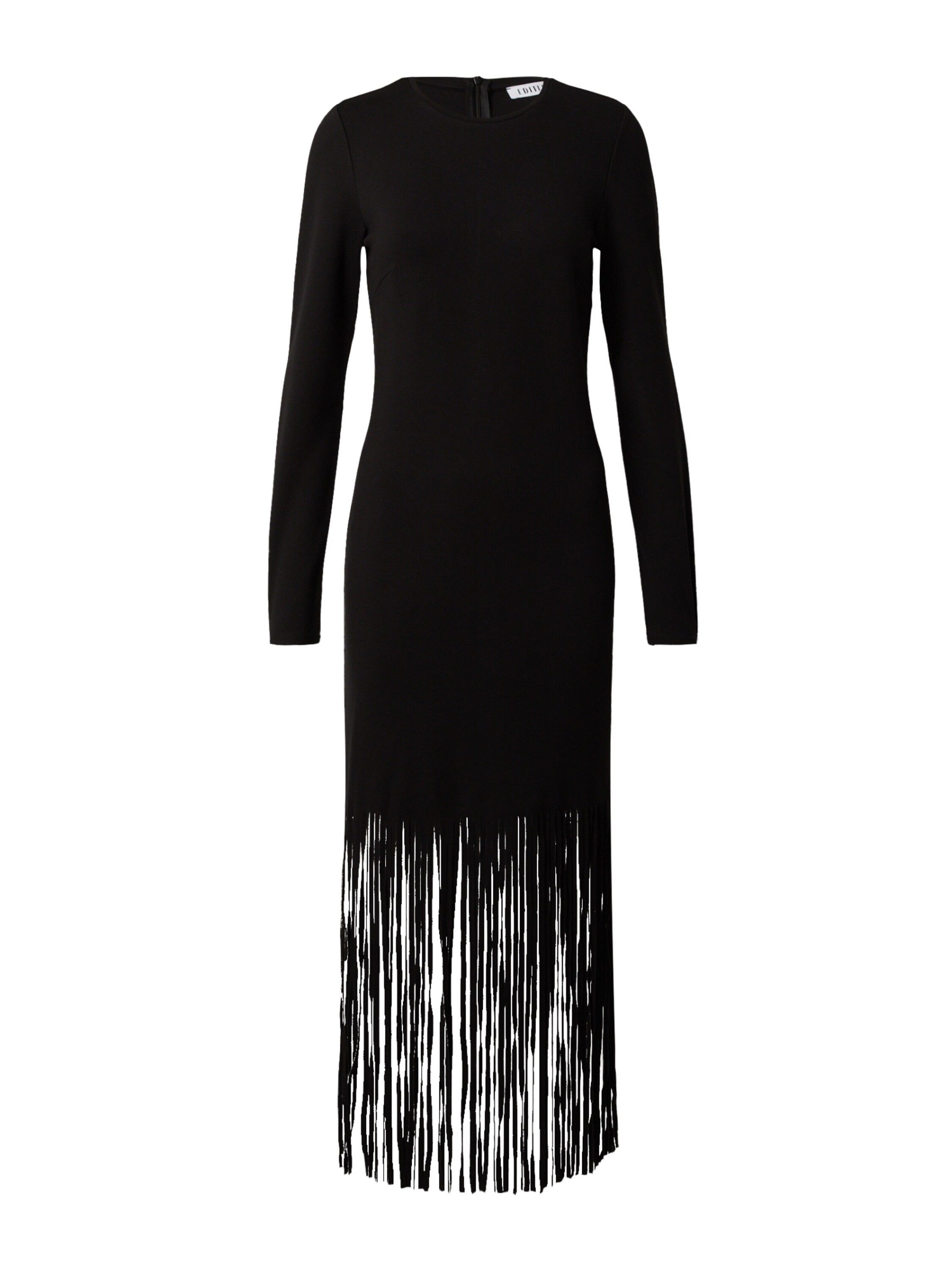 EDITED Maxikleid Fine (1-tlg) Fransen günstig online kaufen