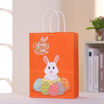 101DIYStudio Geschenkbox Ostern Geschenktüten mit süßem Motiv, Geschenkverpackung, Papiertüten