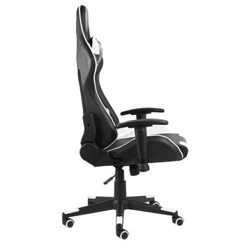 furnicato Gaming-Stuhl Drehbar Weiß PVC (1 St)