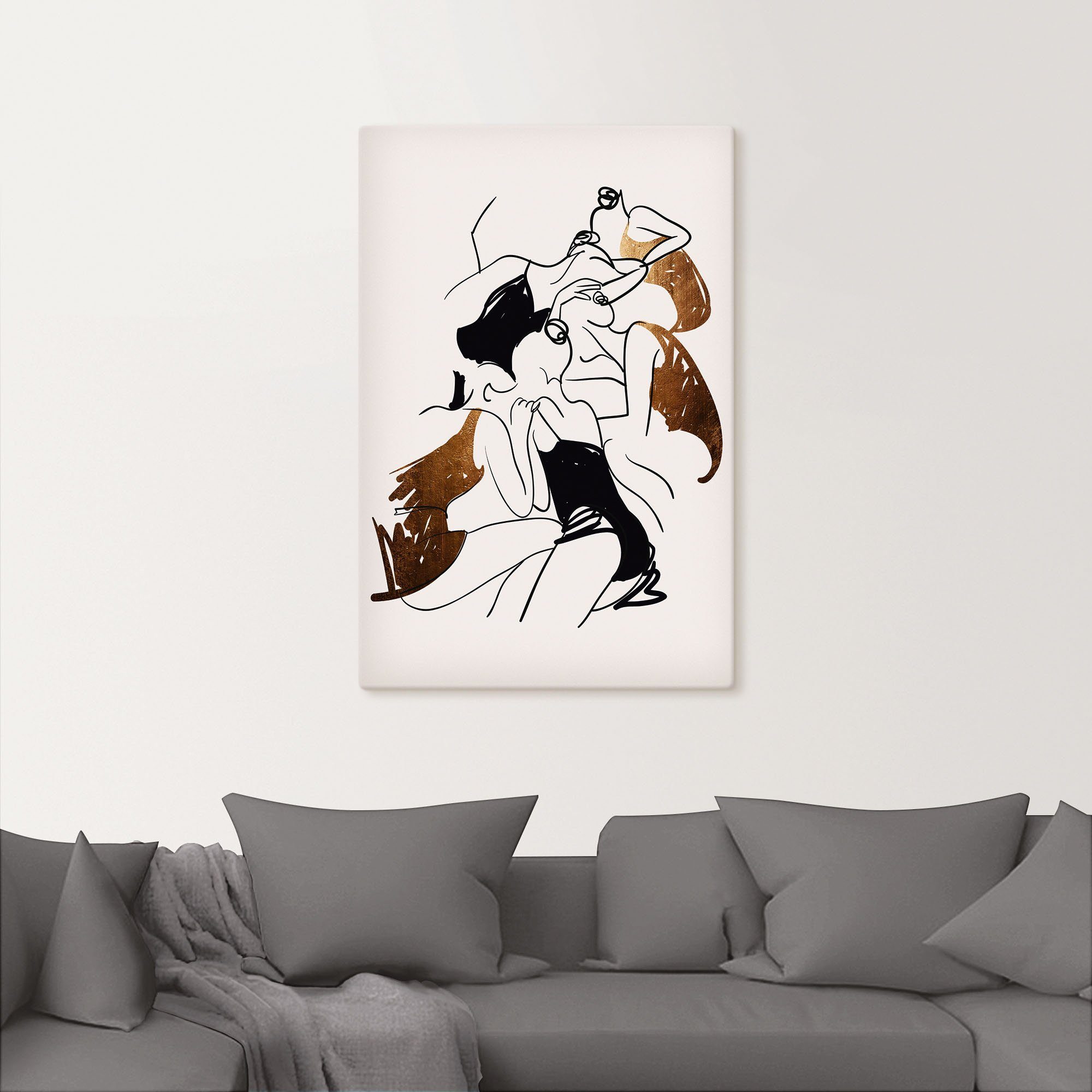 Artland St), in Wandbild Frauen oder (1 Ballerinas, versch. Bilder Wandaufkleber als Alubild, von Größen Leinwandbild, Poster