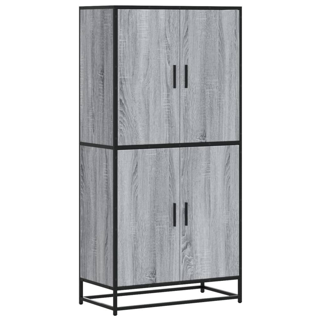 vidaXL Highboard Highboard Grau Sonoma 68x35x139 günstig online kaufen