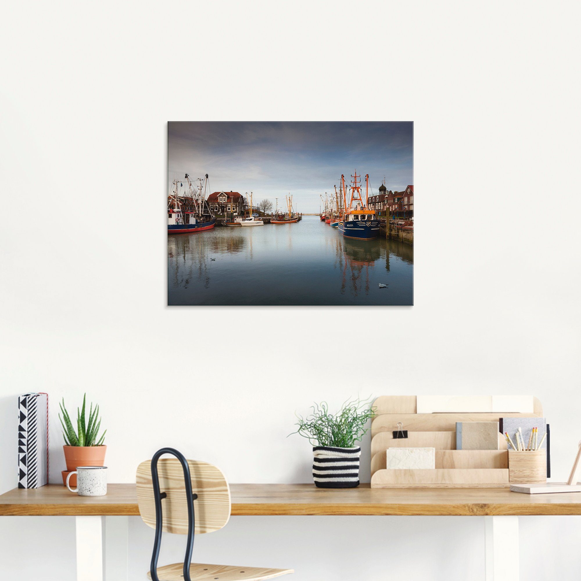 Artland Glasbild »Im Hafen der Stille...«, Boote & Schiffe (1 Stück)-kaufen