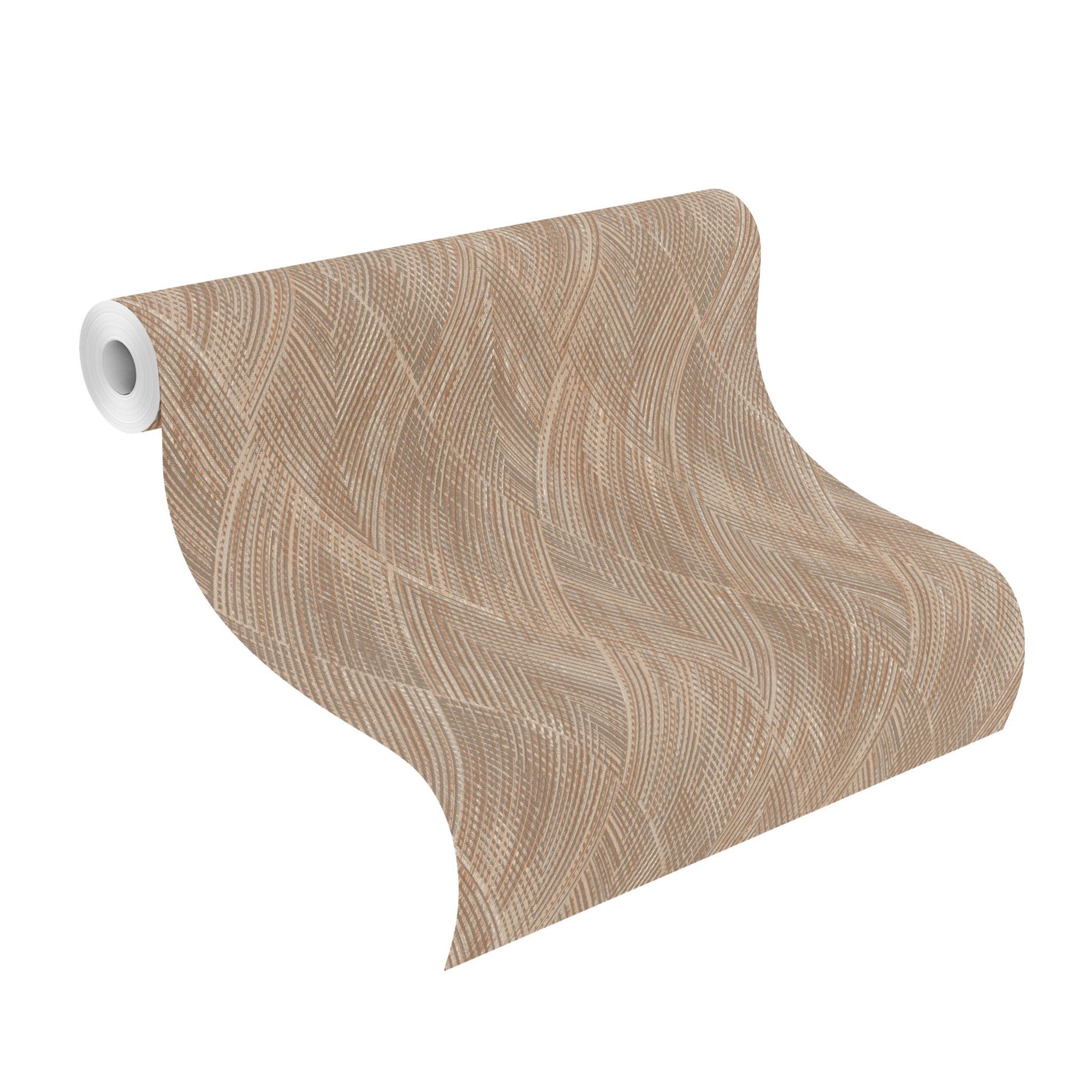 Rasch Vliestapete Vliestapete Perfecto VI 844139, strukturiert, geometrisch