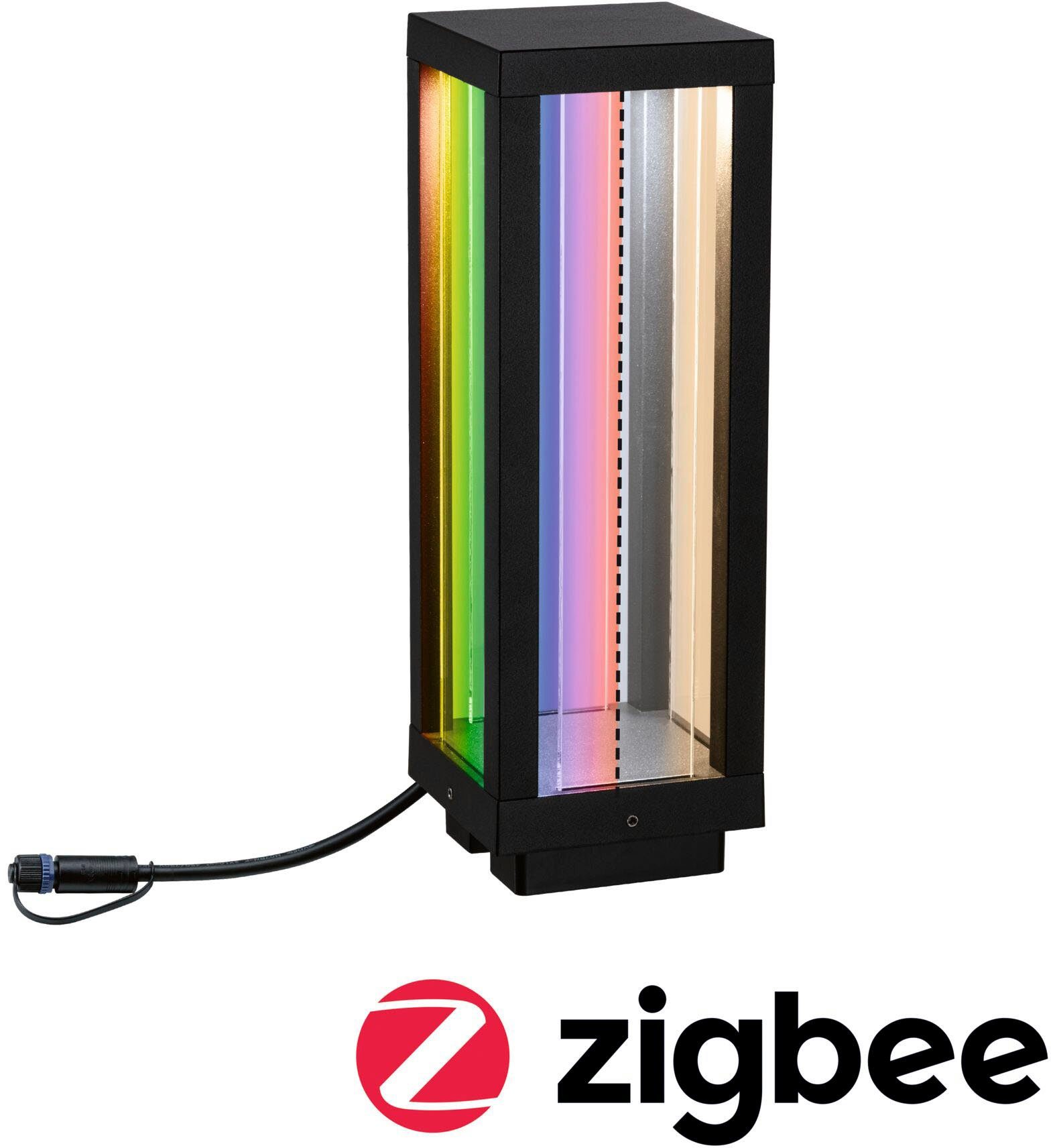 Warmweiß, IP44 LED Outdoor RGBW & Lantern Gartenleuchte 30 Plug IP44 ZigBee Paulmann Shine Classic RGBW, ZigBee