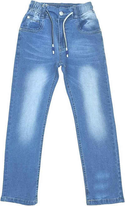 Fashion Boy Bequeme Jeans Jungen Jeans Hose mit Stretch Stretch-Jeans, J26