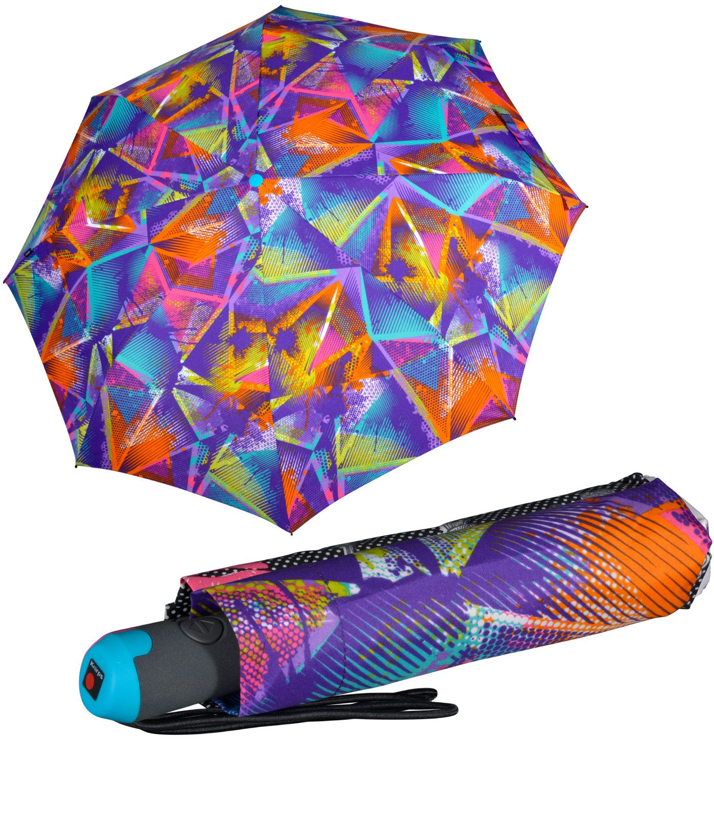Taschenregenschirm E.200 Duomatic mit leichtgängiger Auf-Zu-Automatik