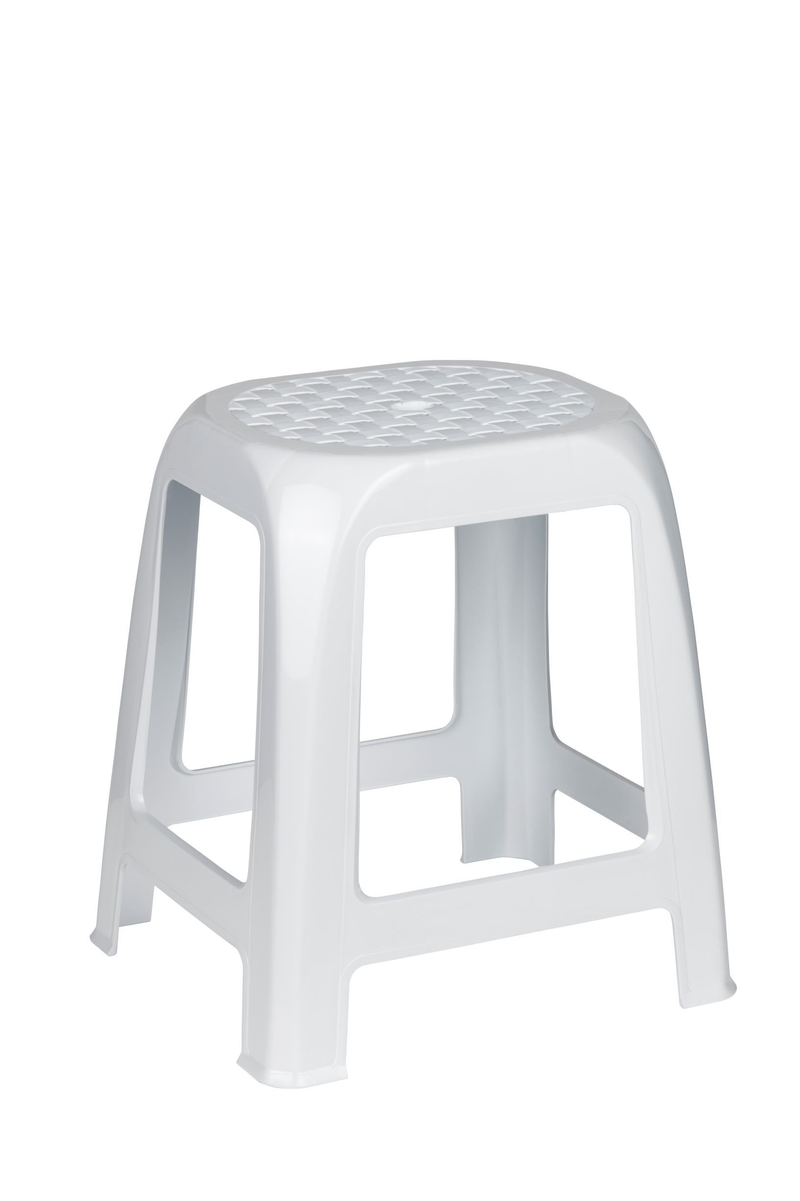 Kreher Dusch- und Badhocker Badhocker ELFO, Höhe 46 cm, Farbe: Weiß