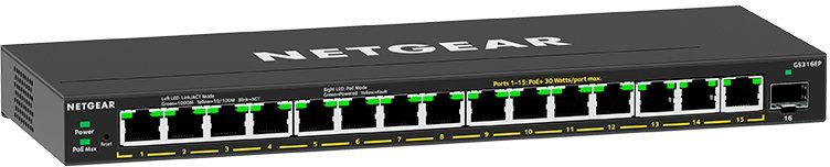 NETGEAR GS316EP-100PES Netzwerk-Switch