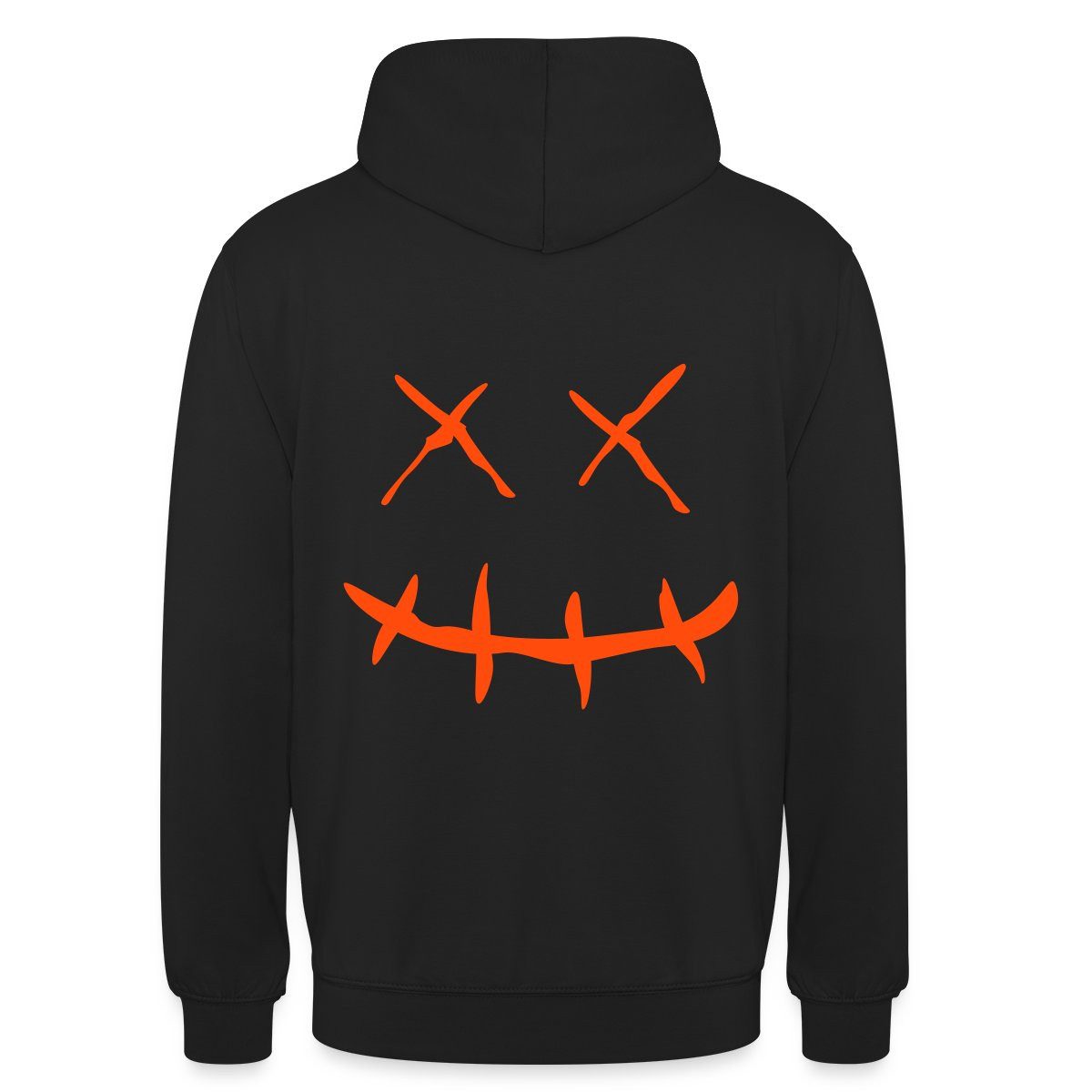 Spreadshirt Hoodie Smiley Gesicht Witzig Horror Face Halloween Unisex Hoodie (1-tlg)