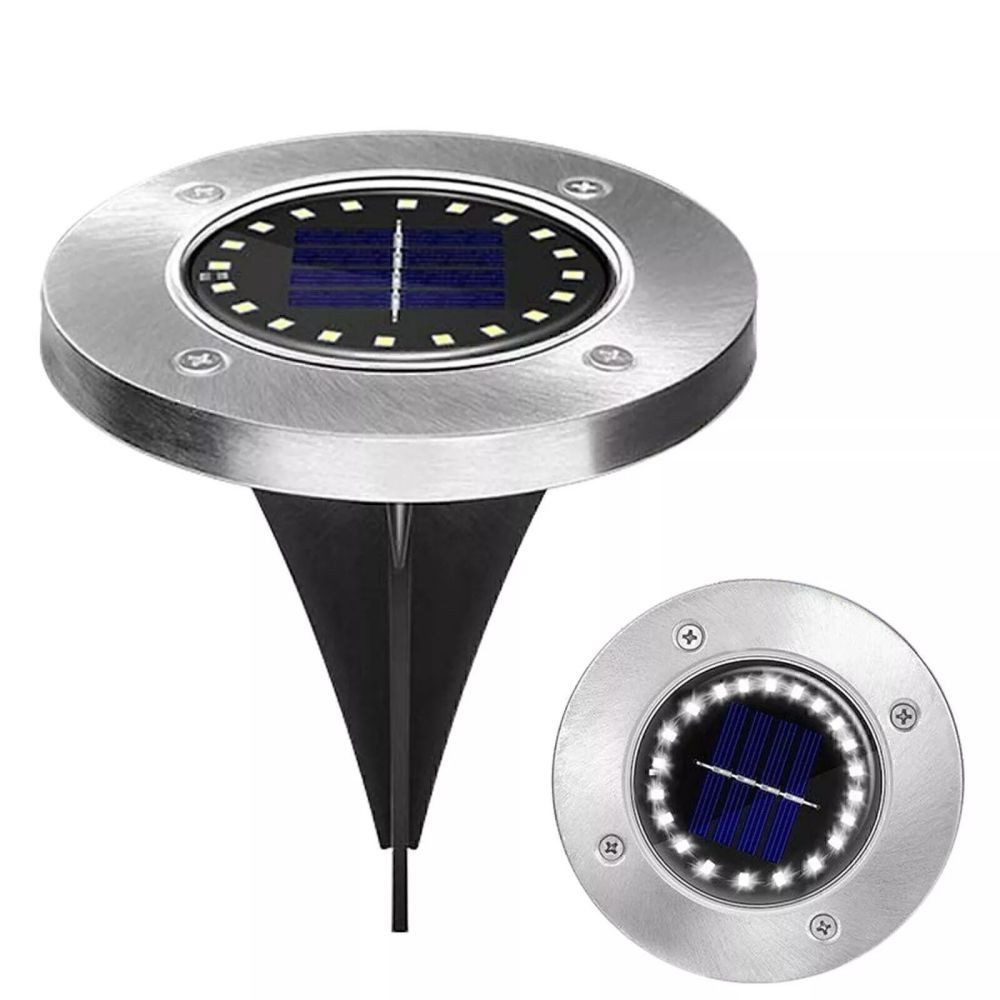 POPOLIC LED Solarleuchte Außen Garten Bodenleuchte Wegeleuchte, Lichtsensor günstig online kaufen