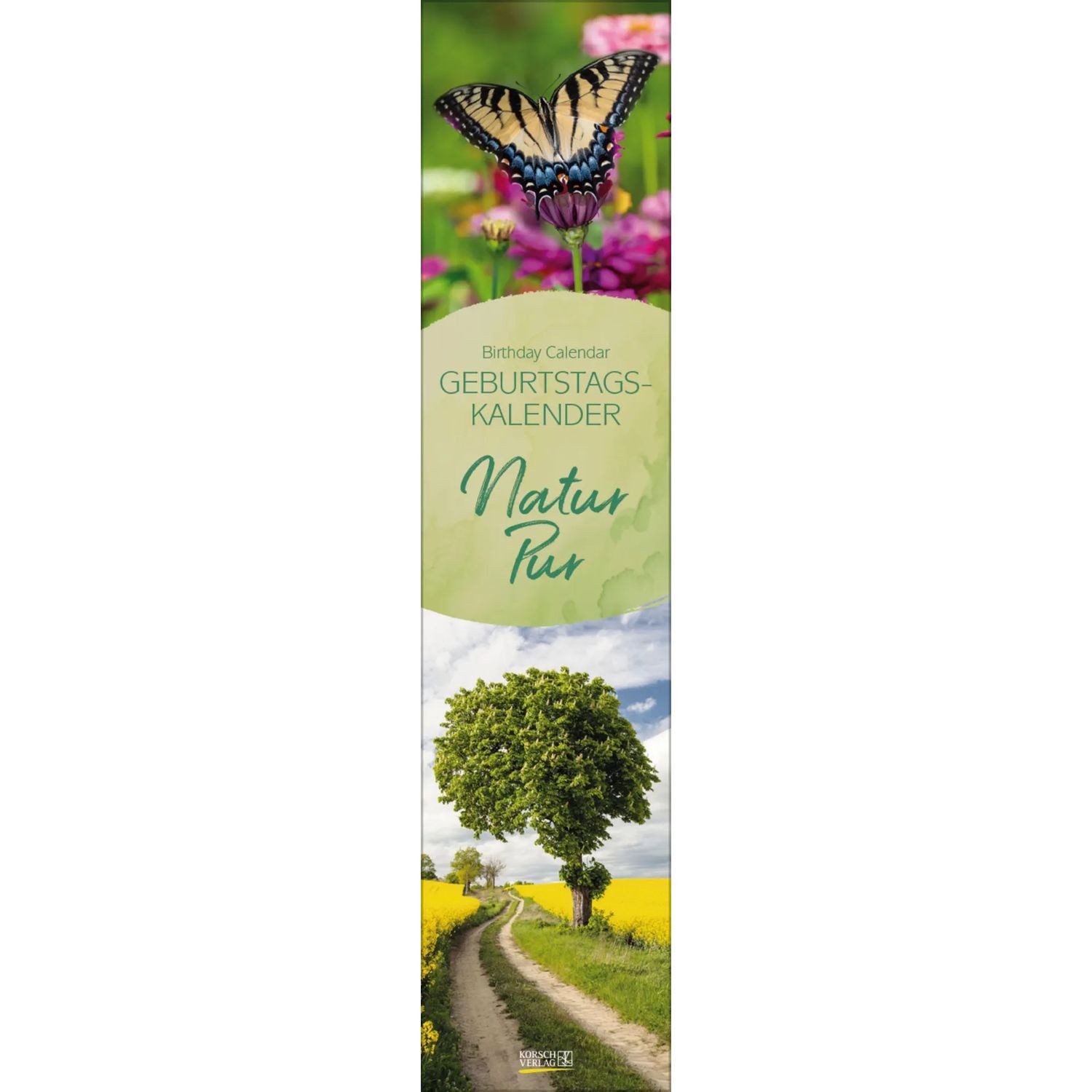 Korsch Verlag Wandkalender Geburtstags-LP Natur Pur