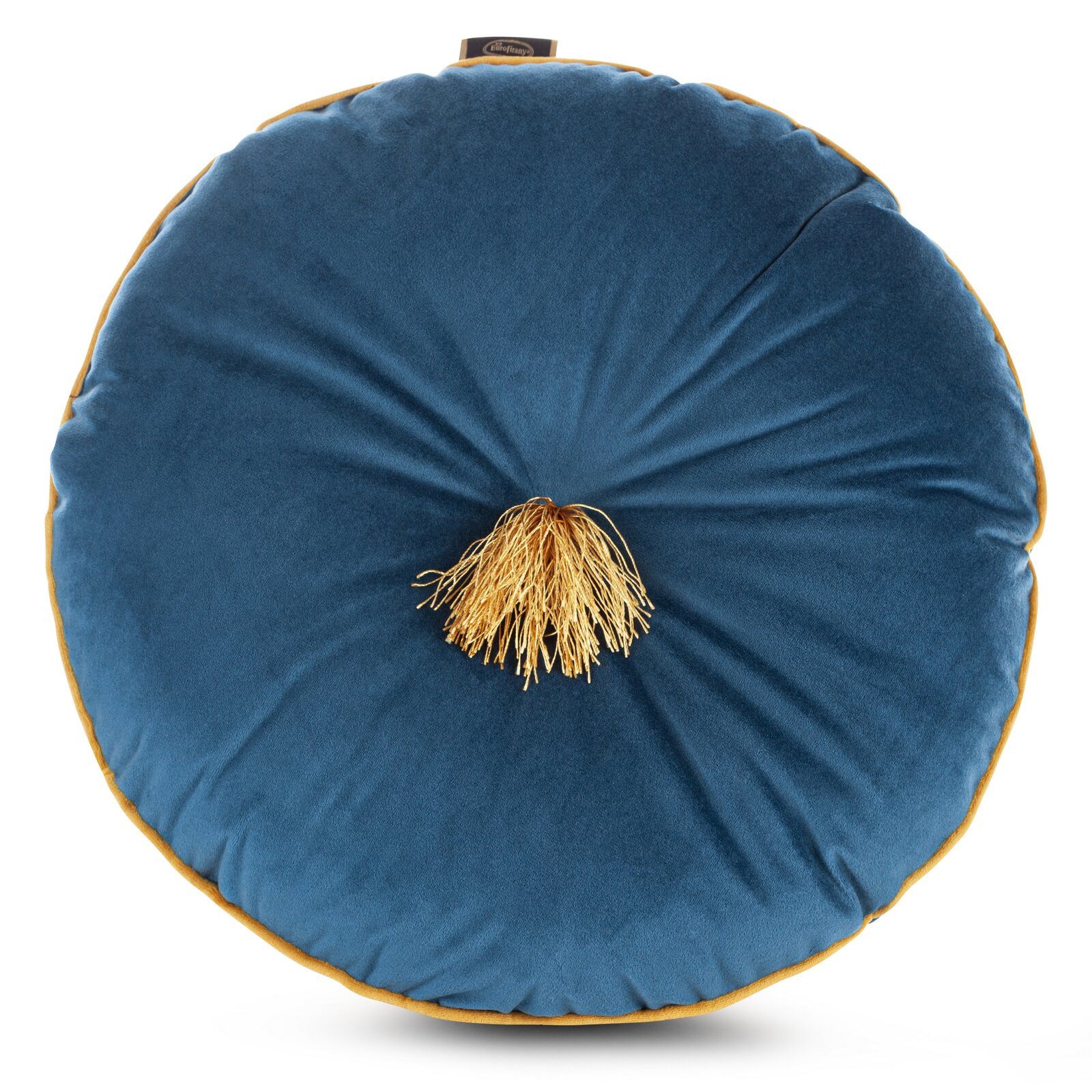 Eurofirany Samt Kissenbezug 'Kristi' – 45x45 Cm, Velvet, 330 G/m², Mit Reißverschluss, In Honig