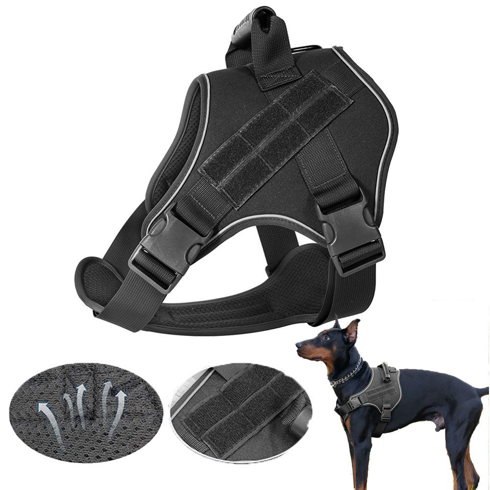RWEUOQ Hunde-Geschirr Taktisches Hundegeschirr, mittlere und günstig online kaufen